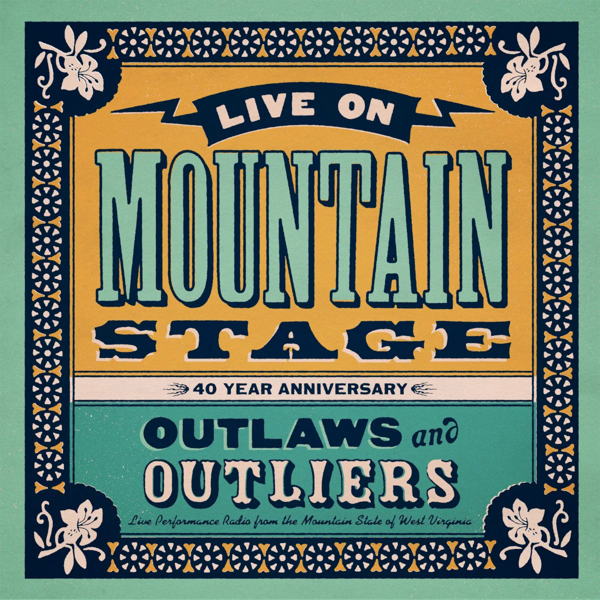 Cover of Various Artists – Live on Mountain Stage: Outlaws & Outliers