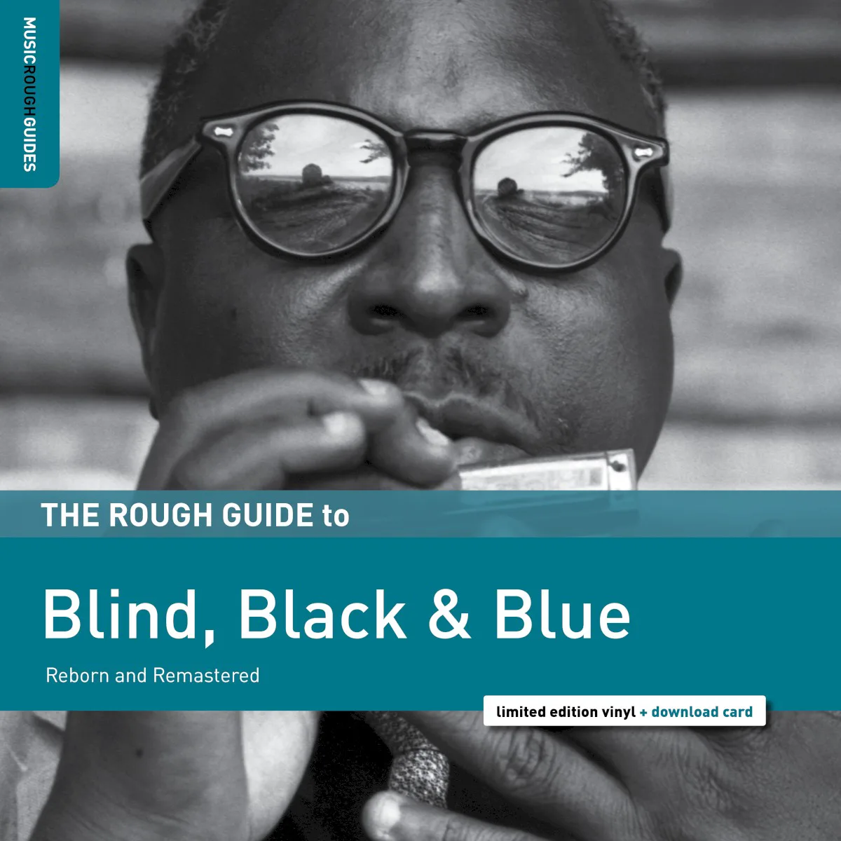 Cover of Various Artists – The Rough Guide to Blind, Black & Blue