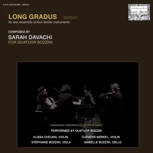 Cover of Sarah Davachi – Long Gradus