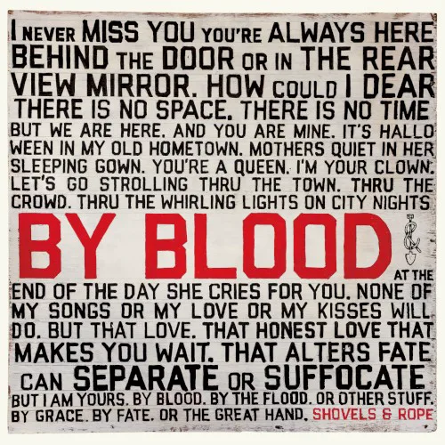 Cover of Shovels & Rope – By Blood