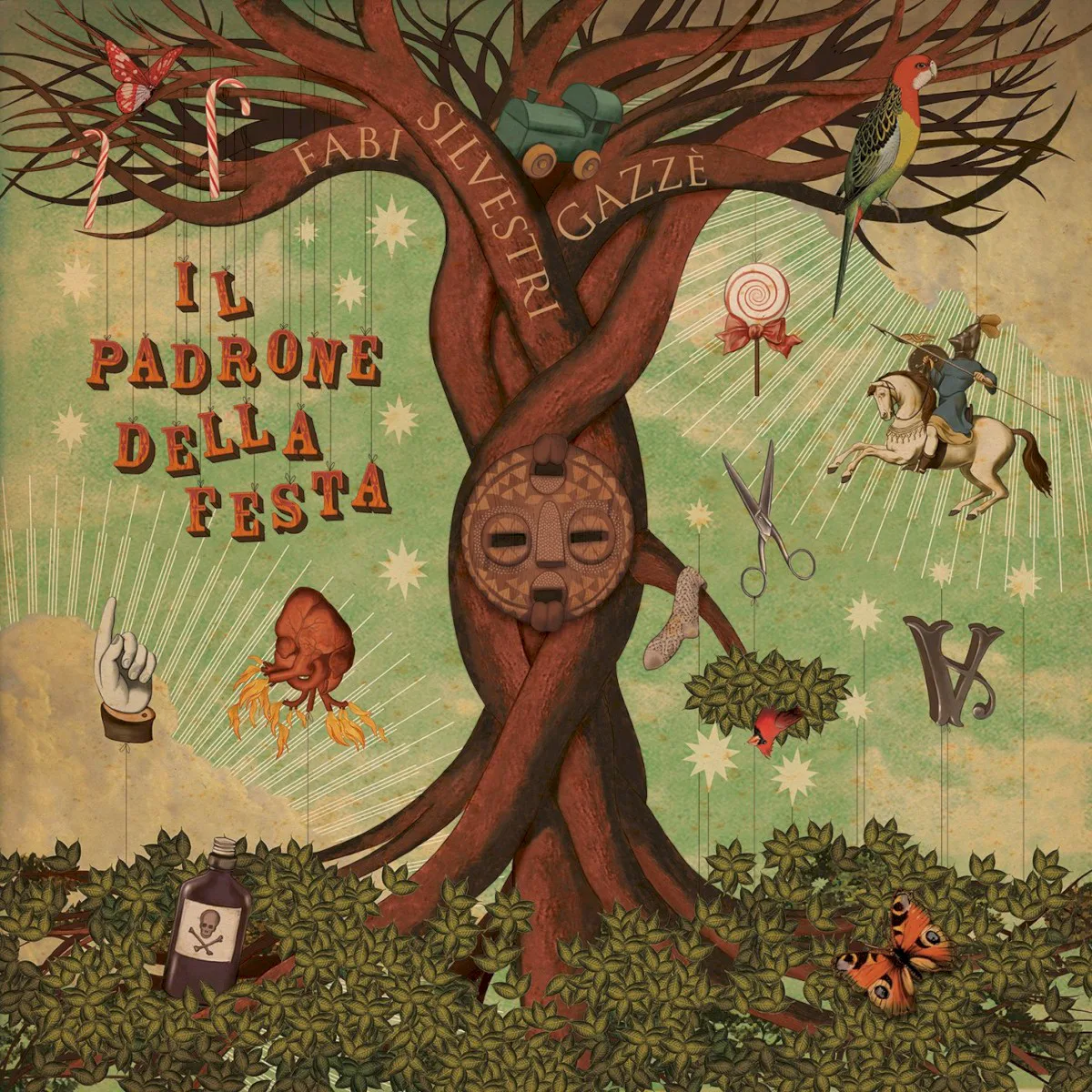 Obal alba Fabi Silvestri Gazzè – Il padrone della festa