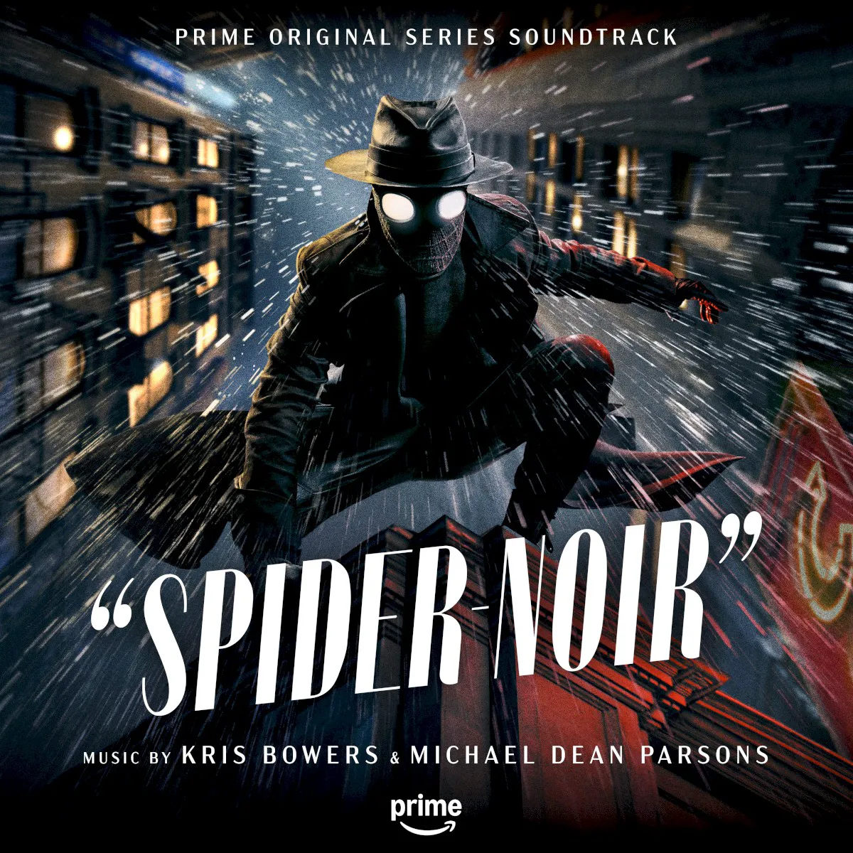 Obal albumu Kris Bowers, Michael Dean Parsons – Spider-Noir: Prime Original Series Soundtrack