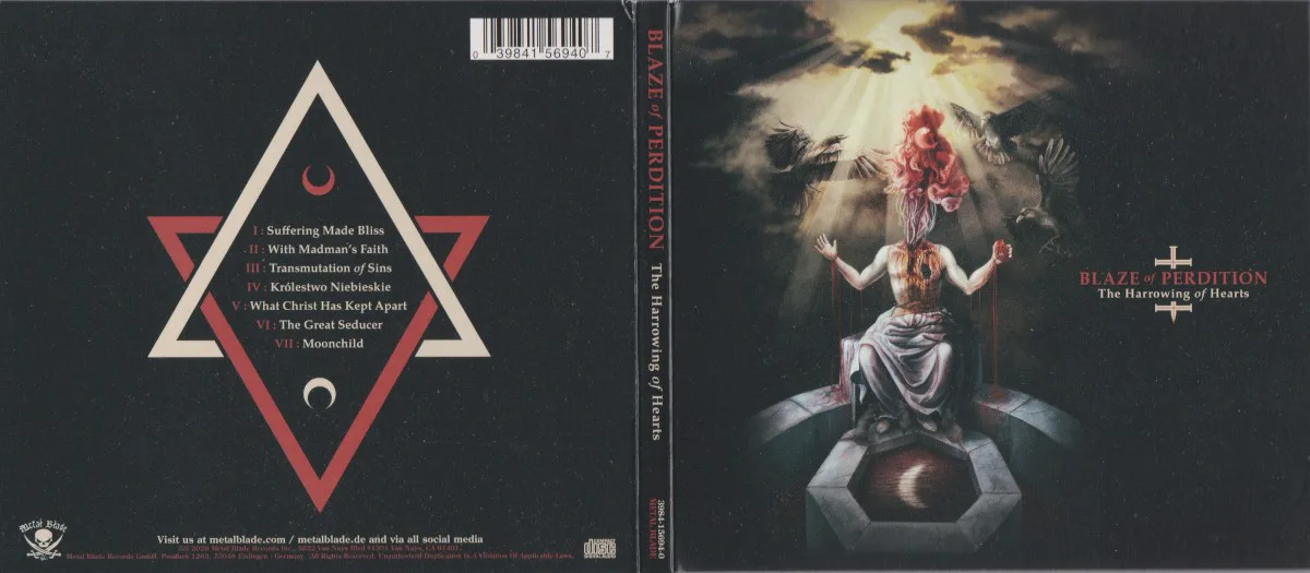 Obal alba Blaze of Perdition – The Harrowing of Hearts