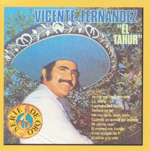 Obal albumu Vicente Fernández – El tahúr