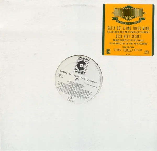 Obal alba Diamond and The Psychotic Neurotics – Sally Got a One Track Mind