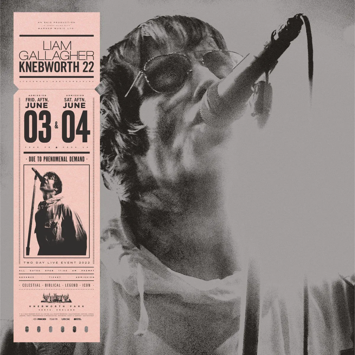 Obal alba Liam Gallagher – Knebworth 22