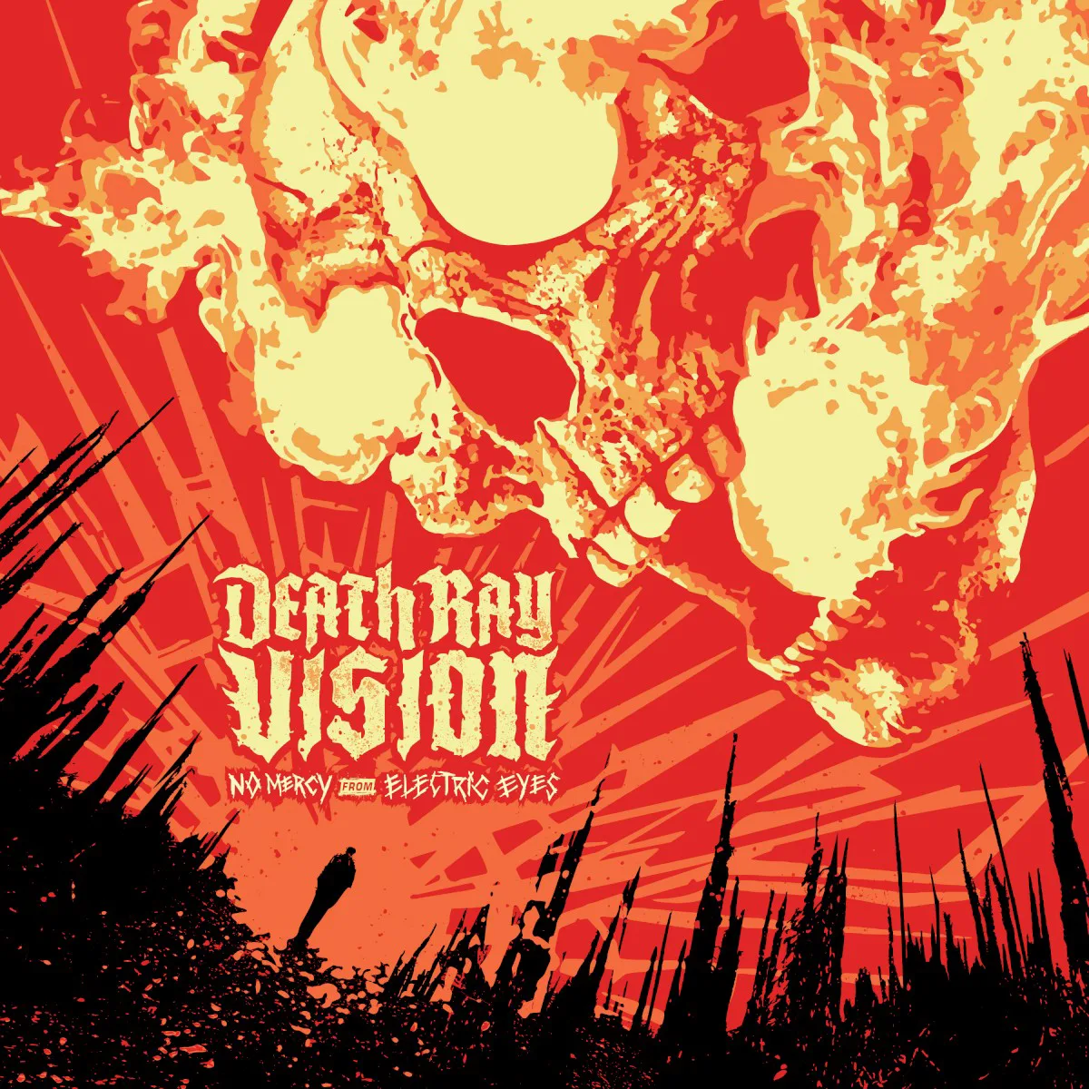 Obal albumu Death Ray Vision – No Mercy from Electric Eyes