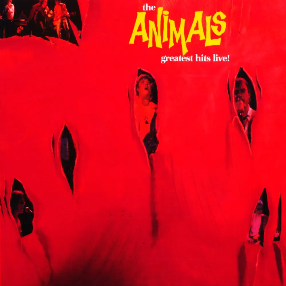 Obal albumu The Animals – Greatest Hits Live!