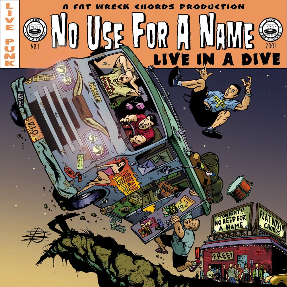 Cover of No Use for a Name – Live in a Dive