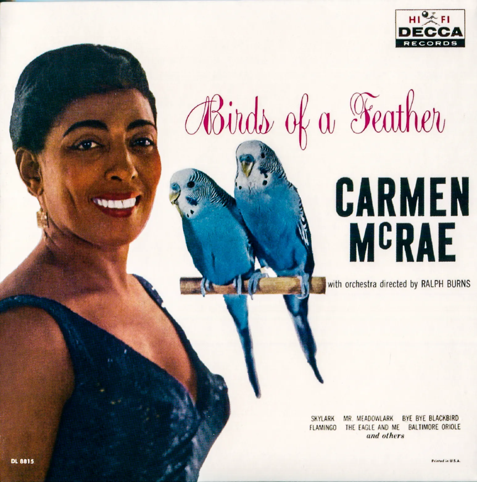 Obal alba Carmen McRae – Birds of a Feather