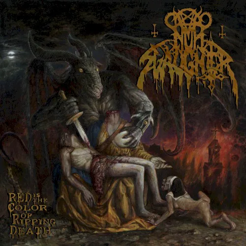 Cover of Nunslaughter – Red Is the Color of Ripping Death