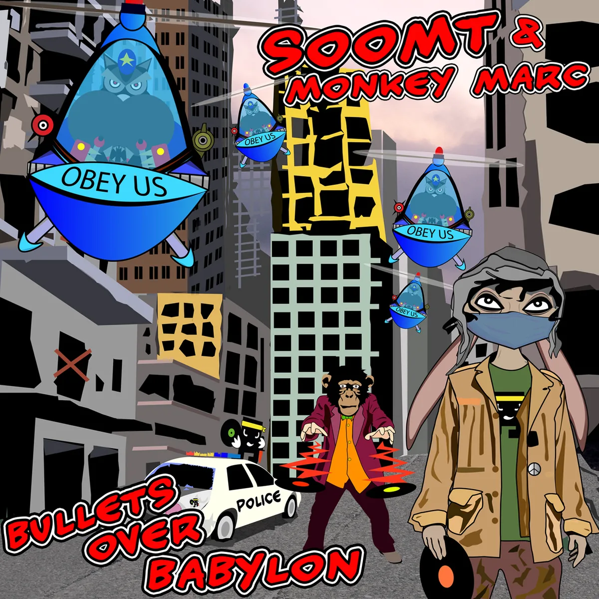 Cover of Soom T, Monkey Marc – Bullets Over Babylon