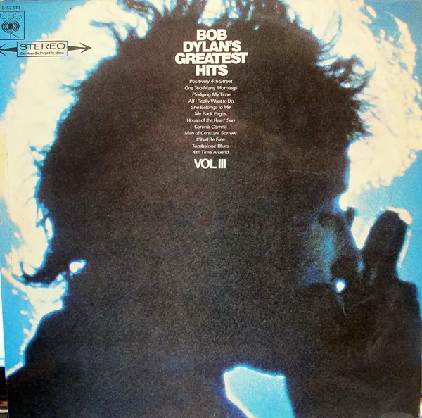 Cover of Bob Dylan – Bob Dylan’s Greatest Hits, Vol. III