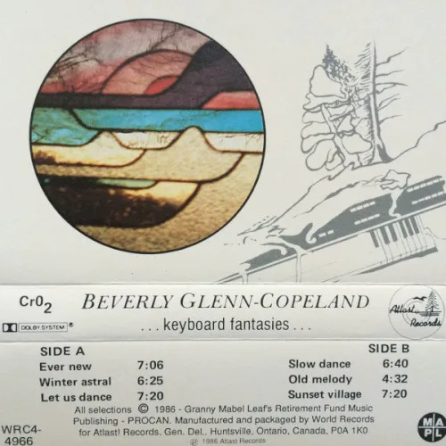 Obal albumu Beverly Glenn‐Copeland – …Keyboard Fantasies…