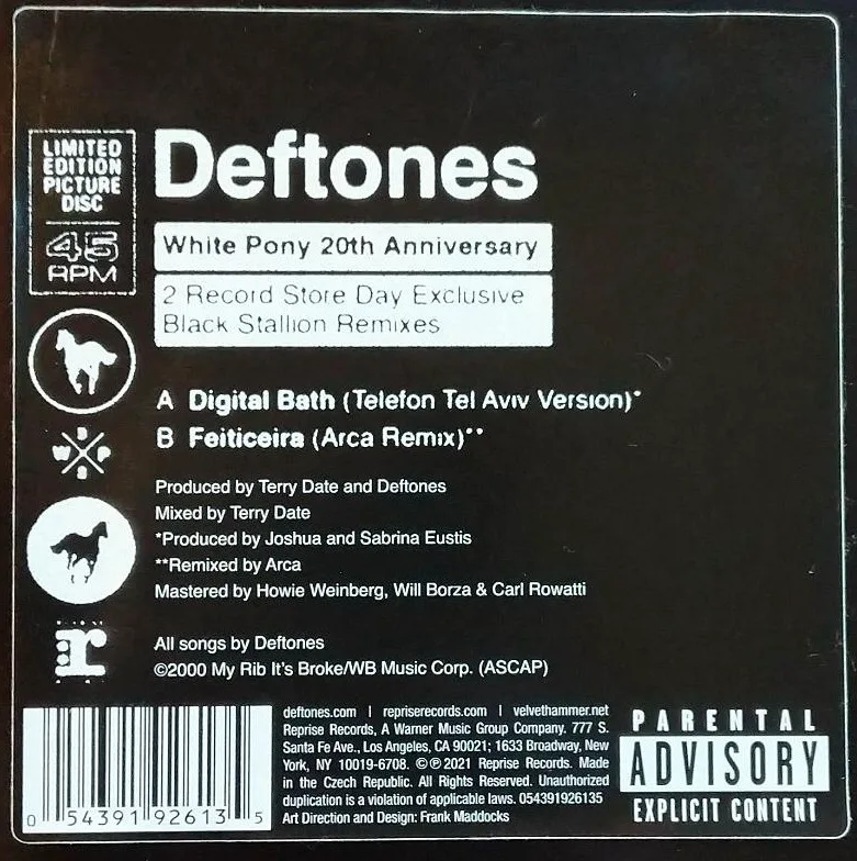 Obal albumu Deftones – Digital Bath (Telefon Tel Aviv version) / Feiticeira (Arca remix)