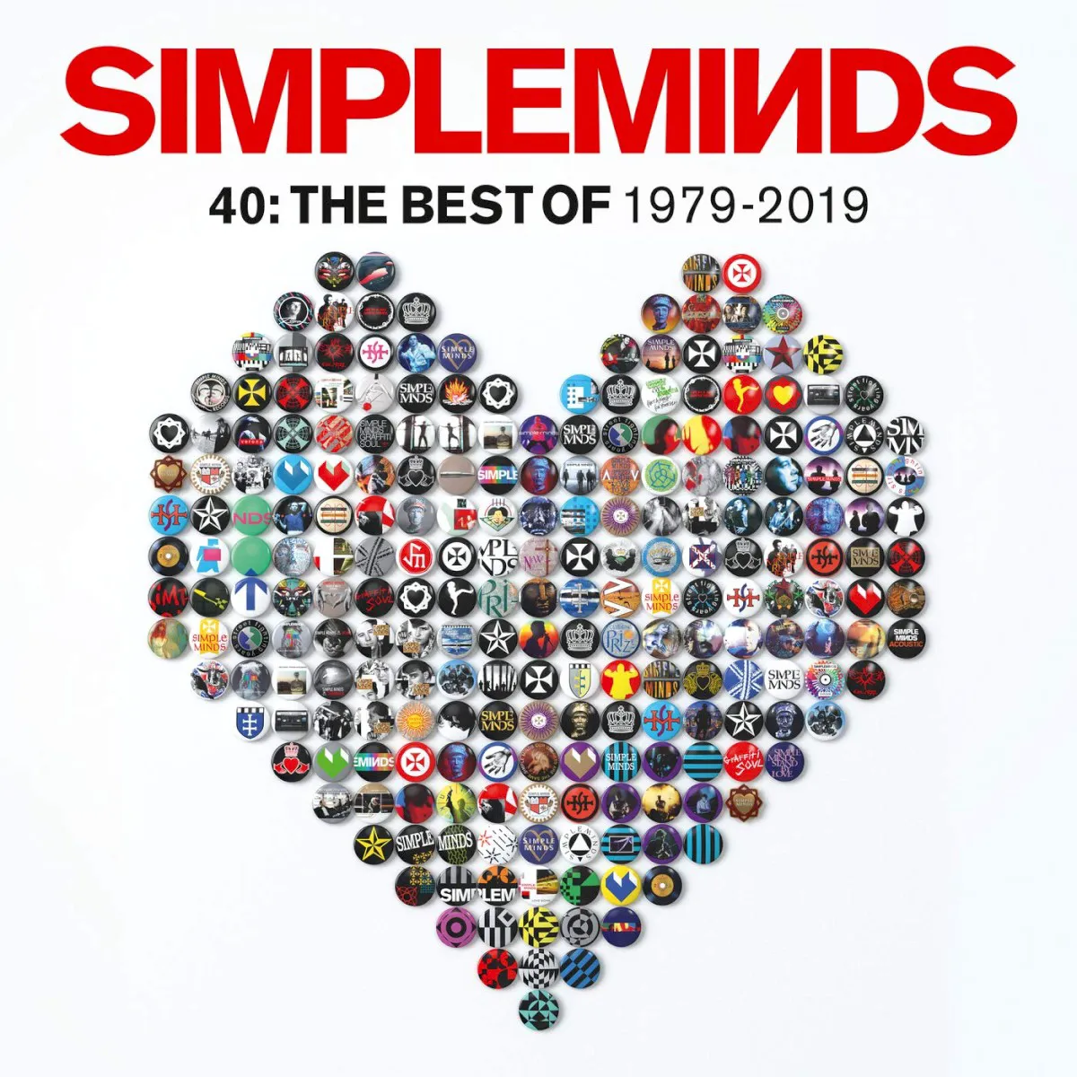 Obal alba Simple Minds – 40: The Best of 1979–2019