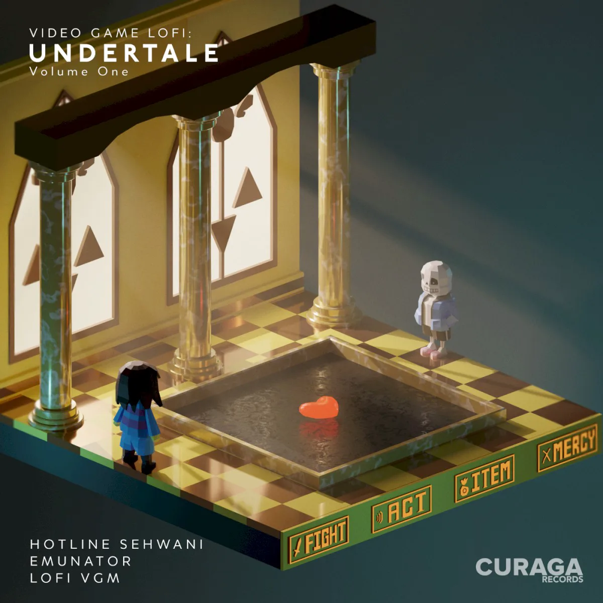 Cover of Hotline Sehwani, Emunator – Video Game LoFi: UNDERTALE (Volume 01)