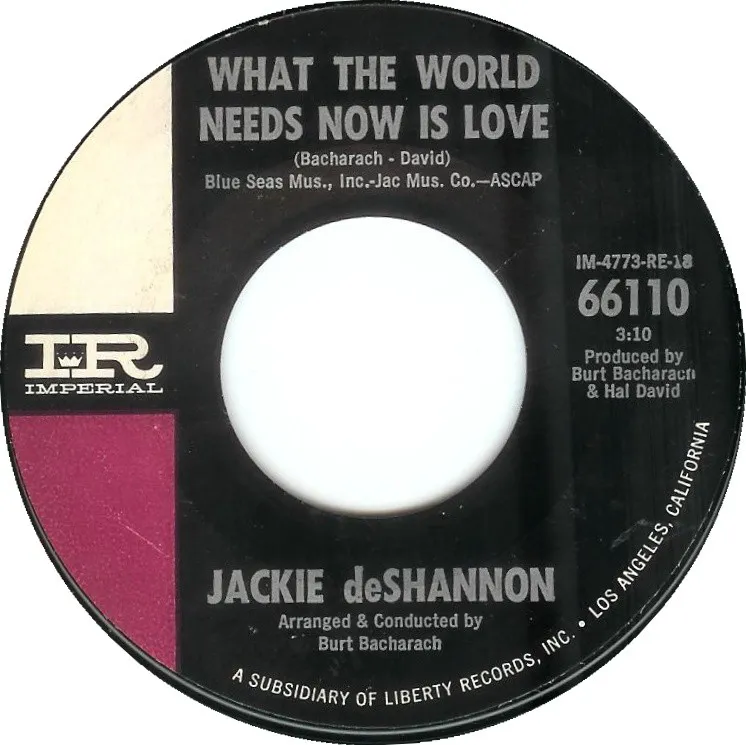 Obal alba What the World Needs Now Is Love
