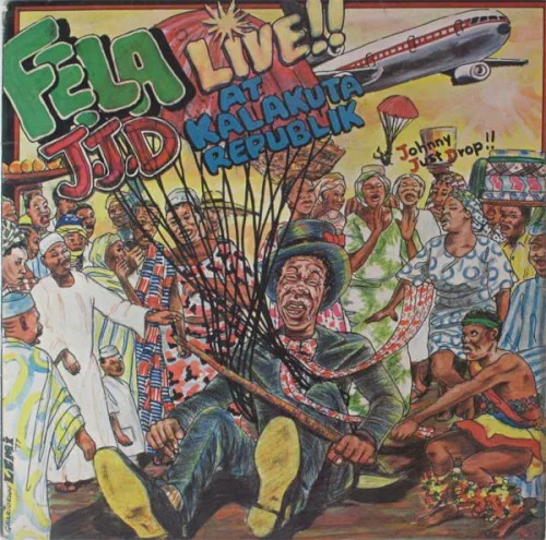 Cover of Fela Kuti, Africa 70 – J.J.D. (Johnny Just Drop)