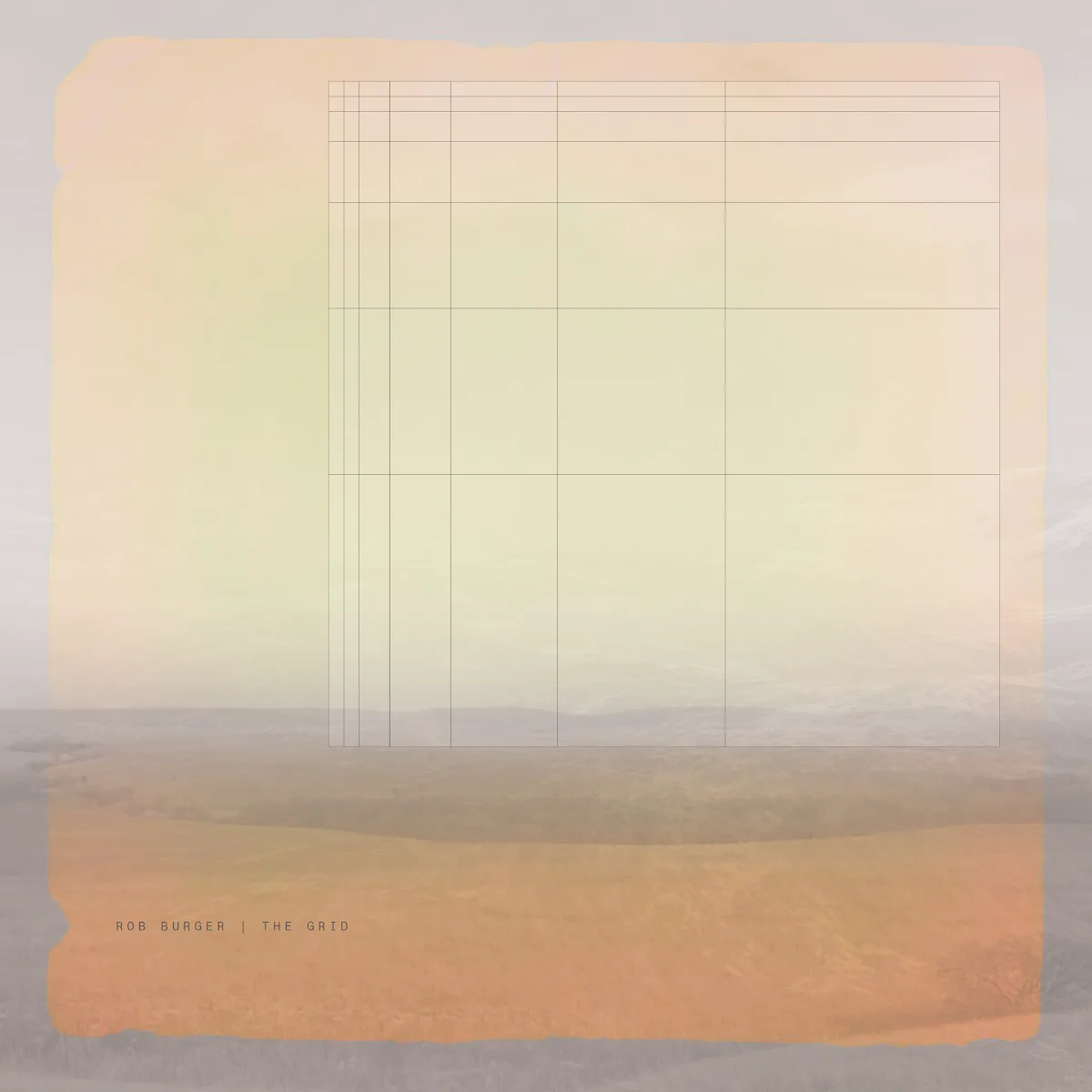Cover of Rob Burger – The Grid