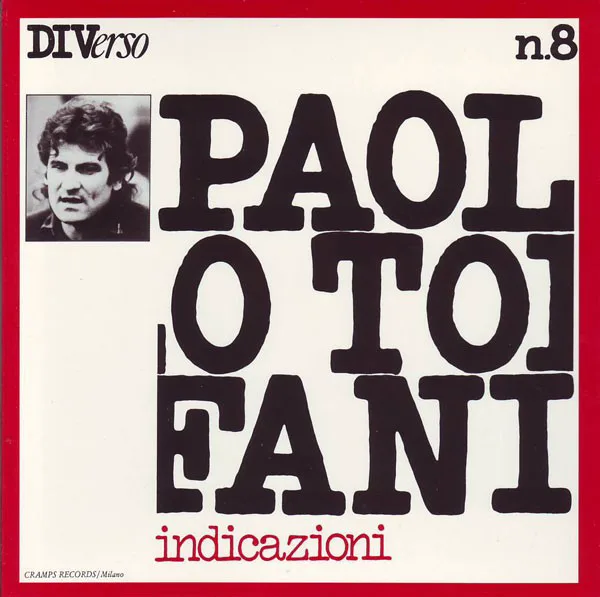 Obal albumu Paolo Tofani – Indicazioni