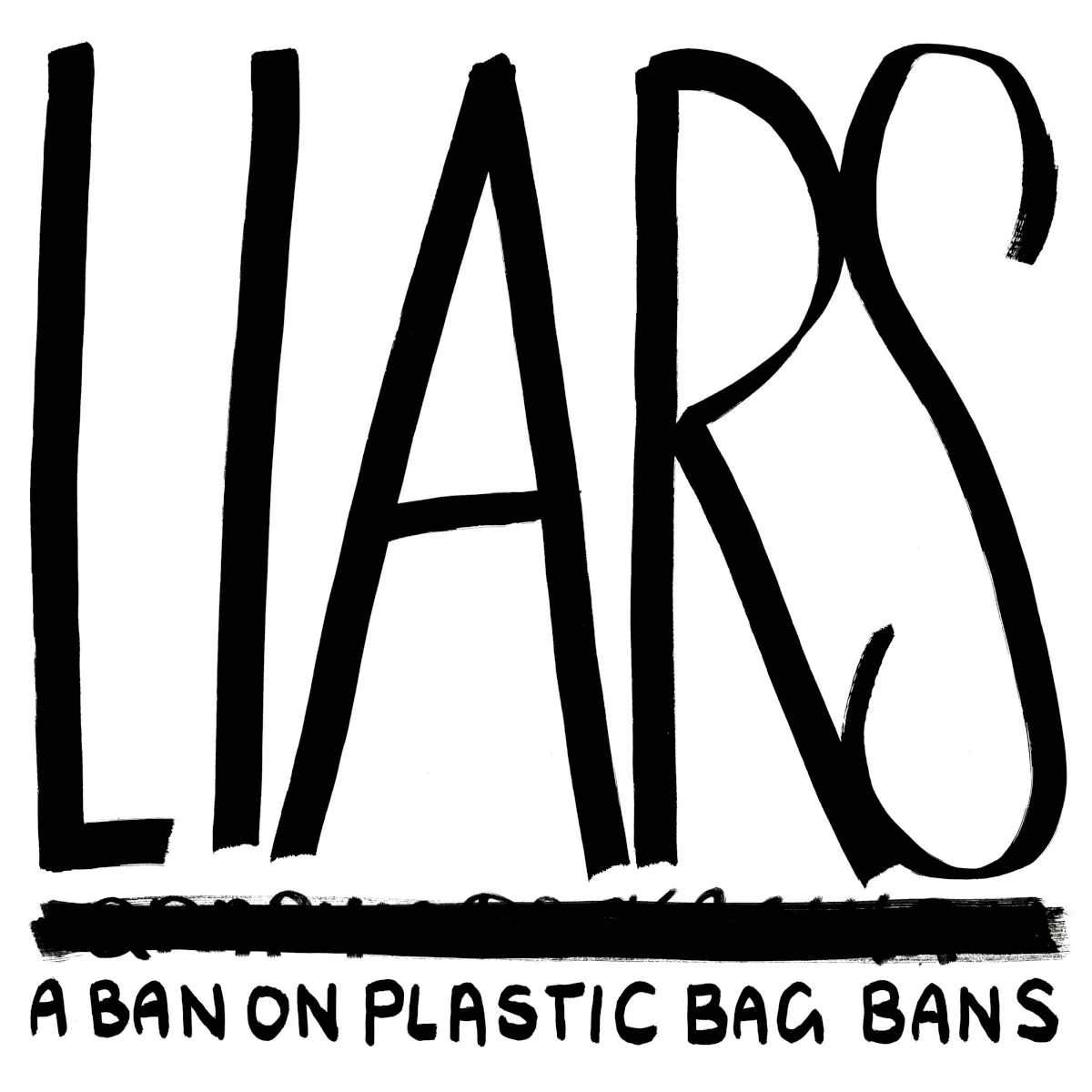Obal albumu Liars – A Ban on Plastic Bag Bans