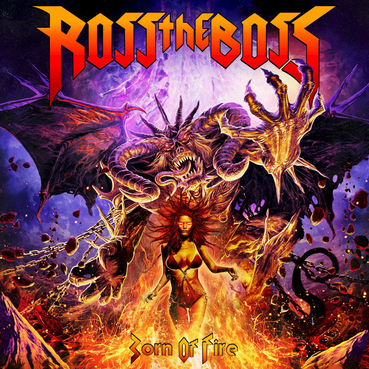 Obal albumu Ross the Boss – Born of Fire