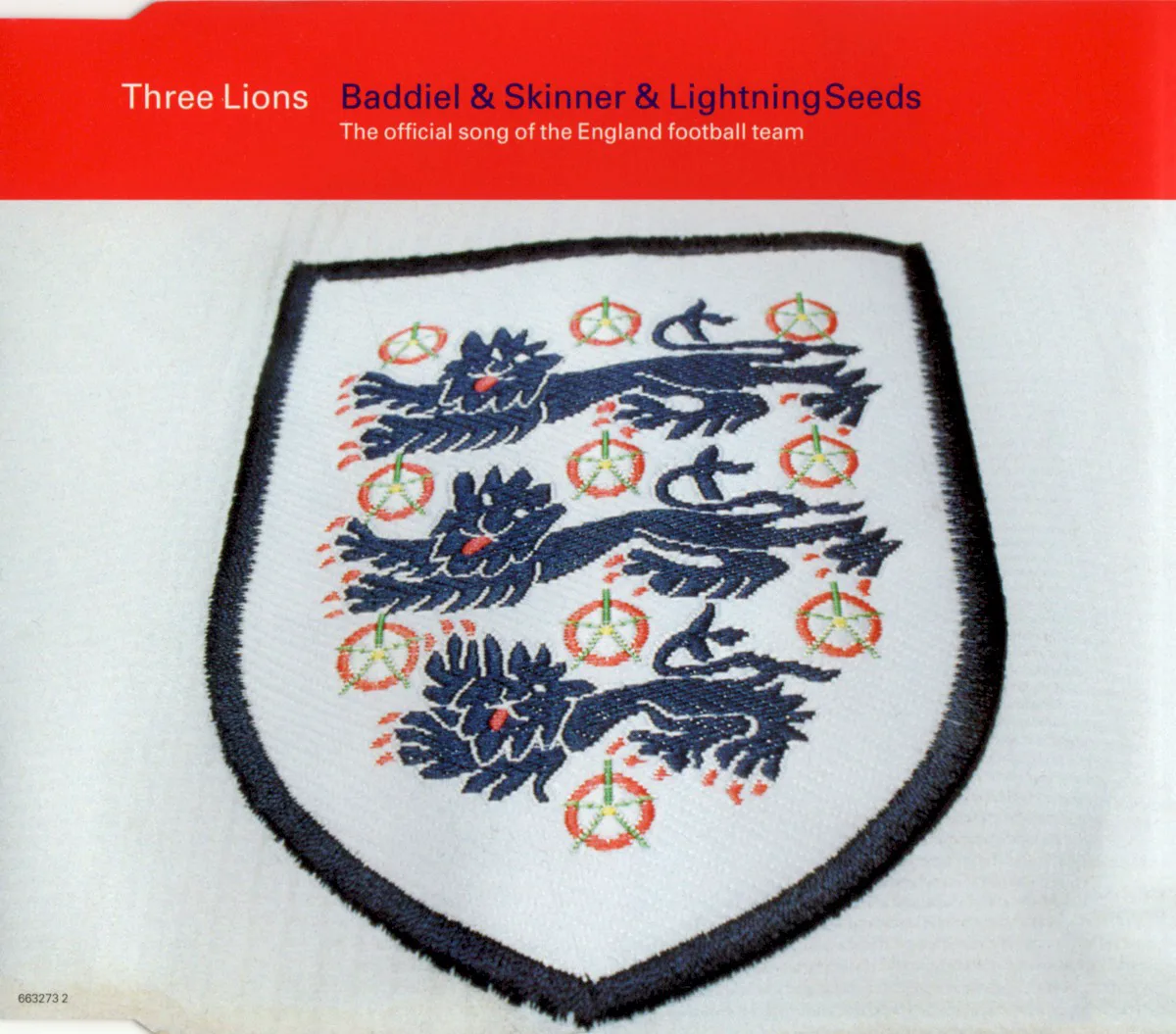 Cover of The Lightning Seeds, David Baddiel, Frank Skinner – Three Lions