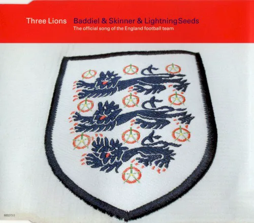 Cover of The Lightning Seeds, David Baddiel, Frank Skinner – Three Lions