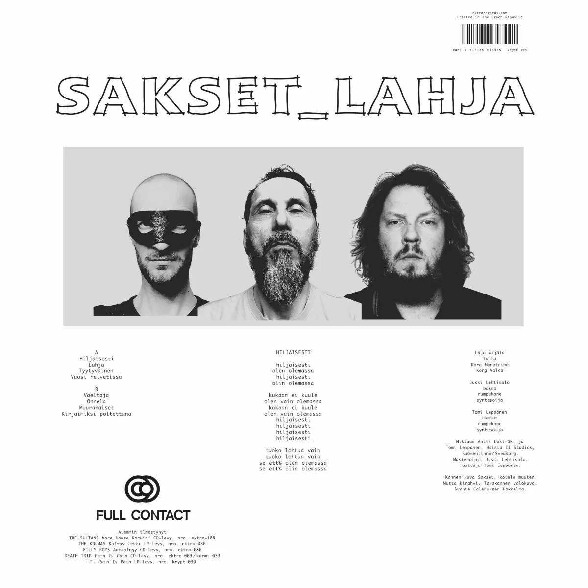 Cover of Sakset – Lahja