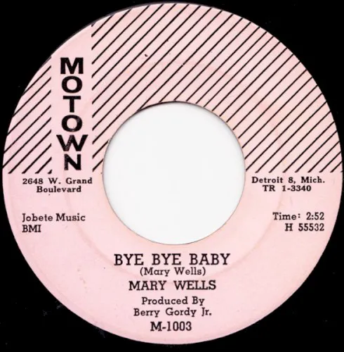 Obal albumu Mary Wells – Bye Bye Baby / Please Forgive Me