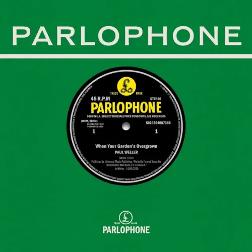 Obal alba Paul Weller – When Your Garden's Overgrown / Boy About Town (live at the BBC)