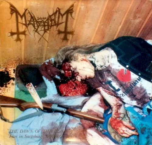 Cover of Mayhem – The Dawn of the Black Hearts / Live in Sarpsborg
