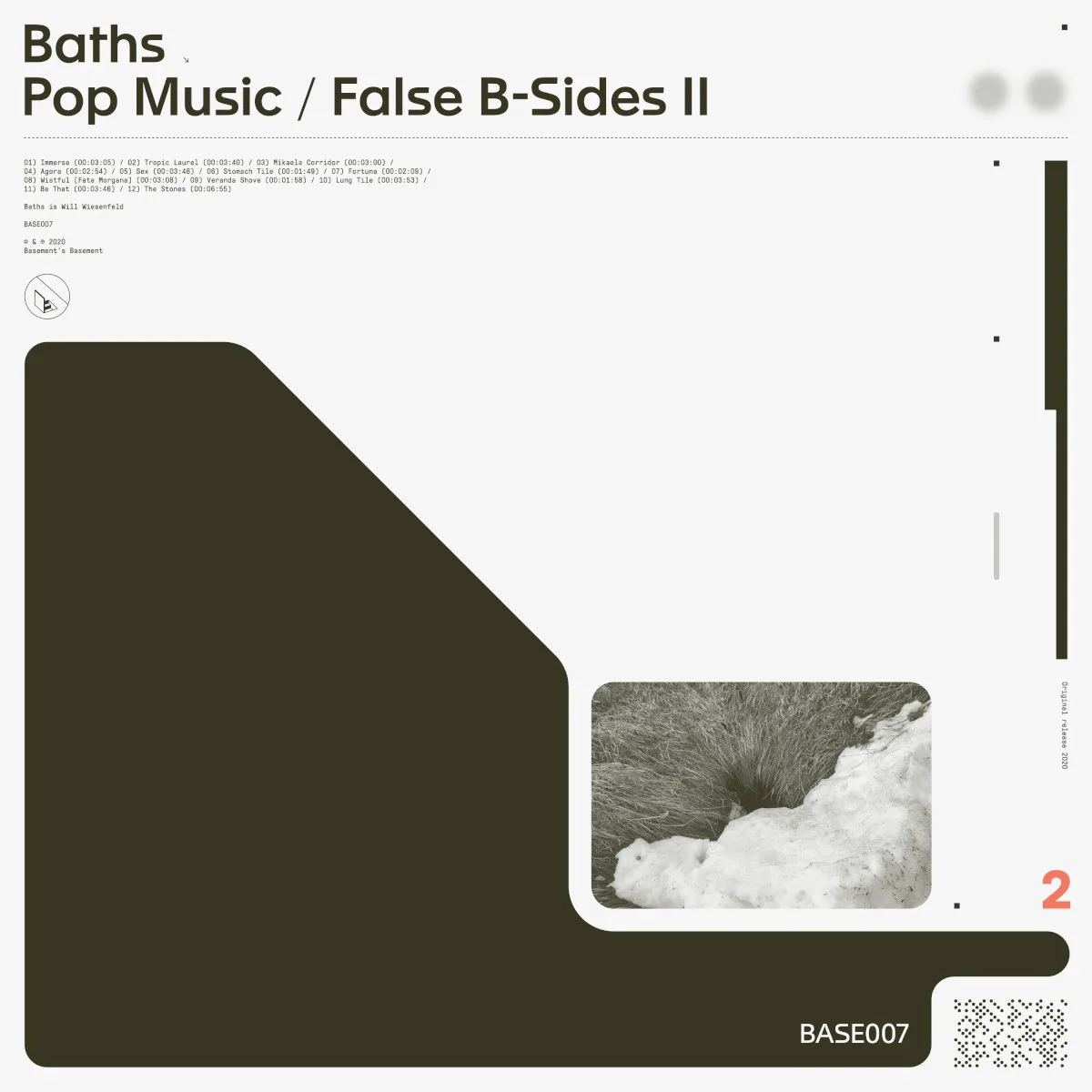 Obal alba Baths – Pop Music / False B‐Sides II