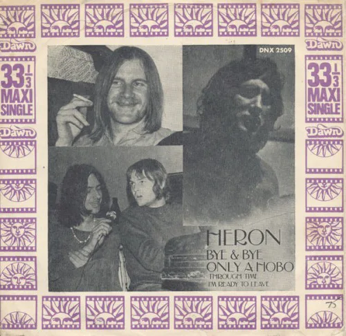 Cover of Heron – Bye and Bye / Through Time