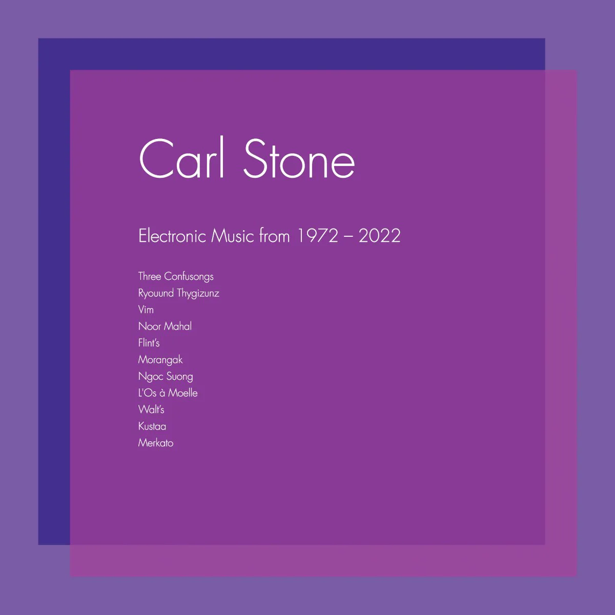 Cover of Carl Stone – Electronic Music From 1972–2022