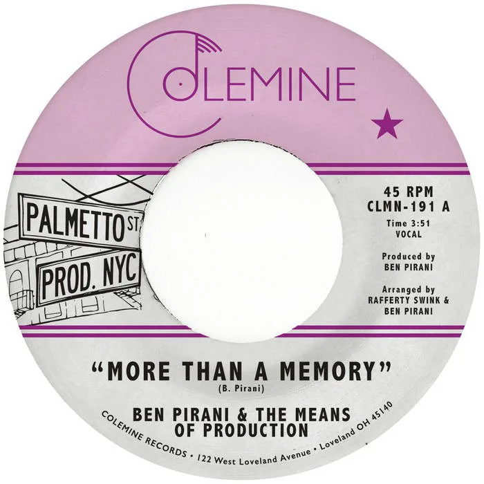 Cover of Ben Pirani – More Than a Memory