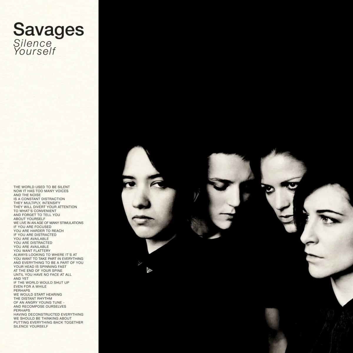 Cover of Savages – Silence Yourself