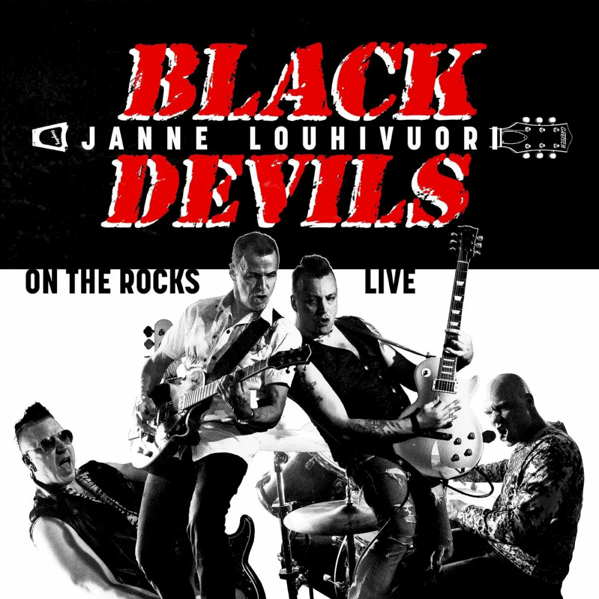 Obal alba Black Devils, Janne Louhivuori – On the Rocks Live