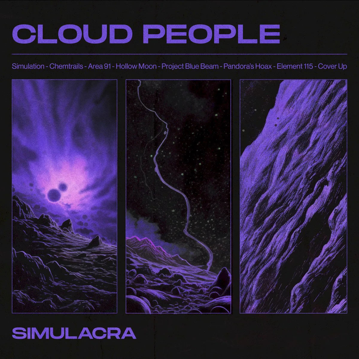 Cover of Cloud People – Simulacra
