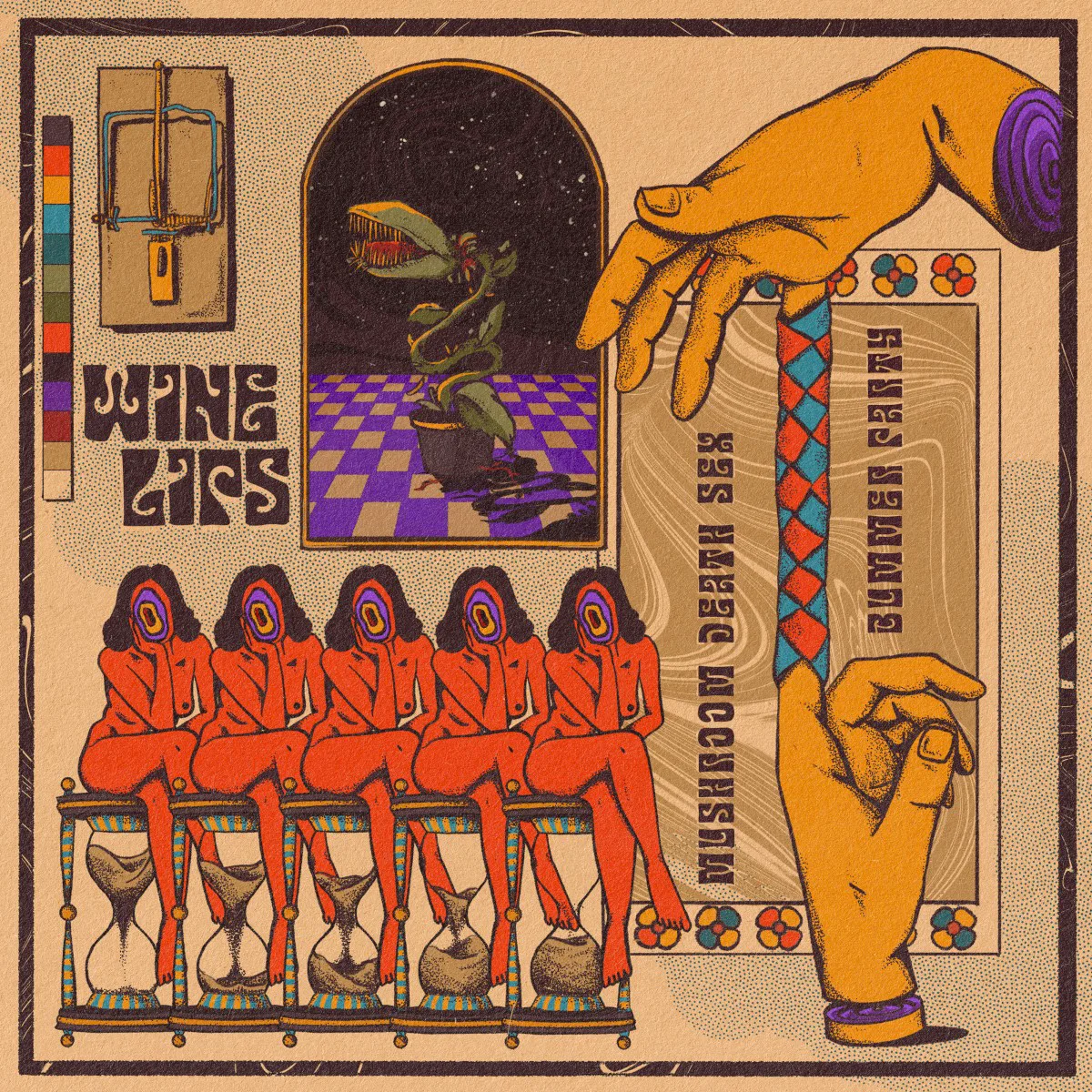Cover of Wine Lips – Mushroom Death Sex Bummer Party