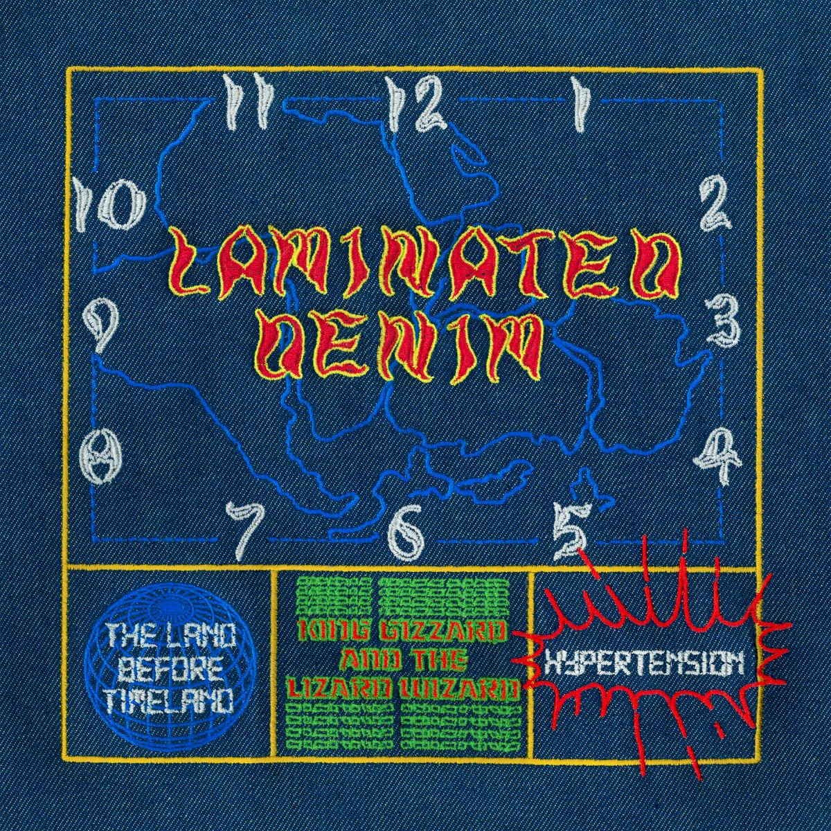 Obal albumu King Gizzard & the Lizard Wizard – Laminated Denim