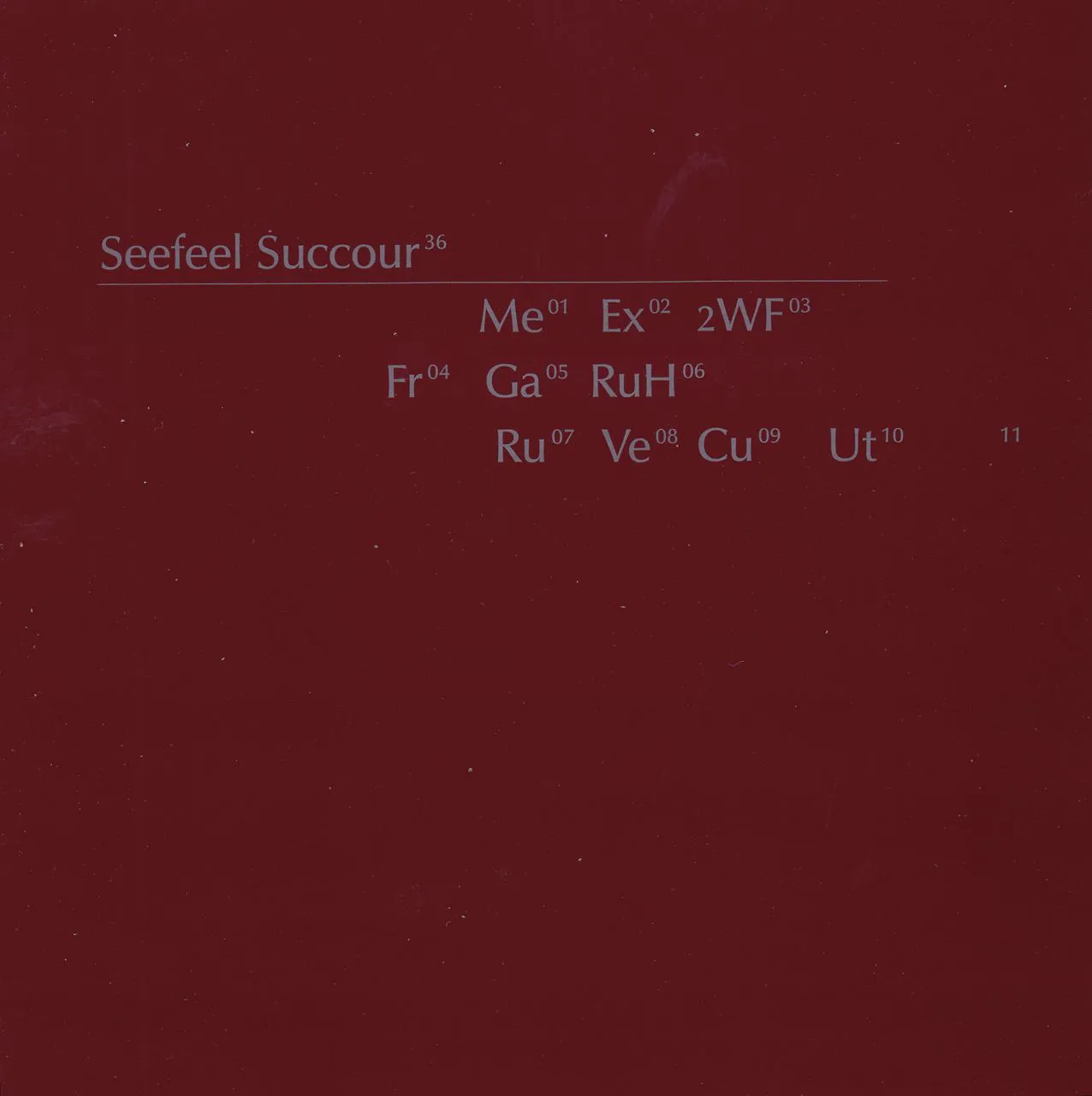 Cover of Seefeel – Succour