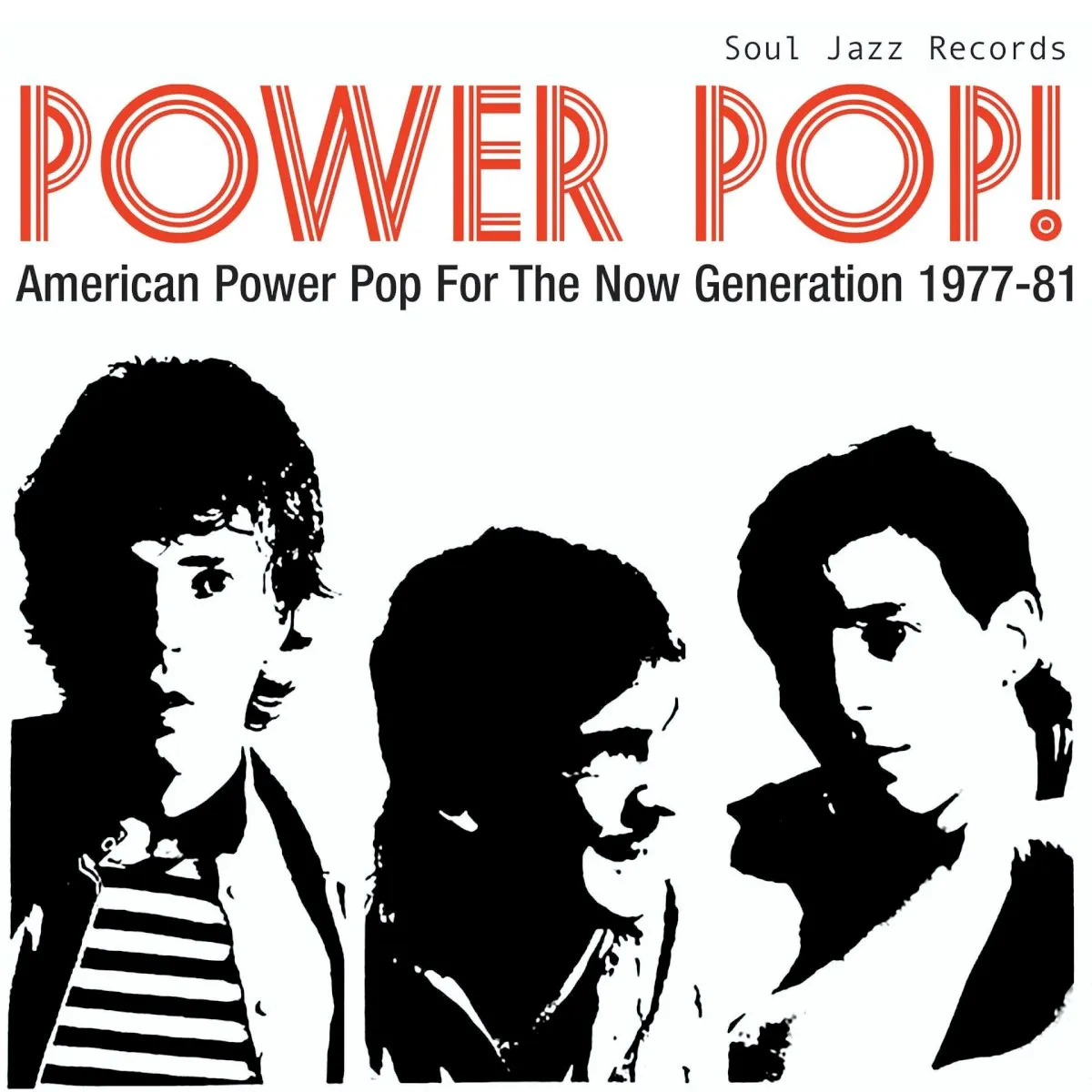 Cover of Various Artists – Soul Jazz Records presents: Power Pop! American Power Pop for the Now Generation 1977-1981