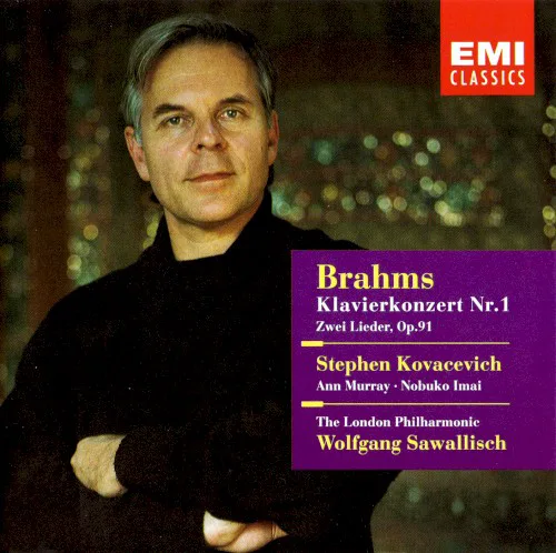Cover of Johannes Brahms – Piano Concerto no. 1 / Two Songs, op. 91