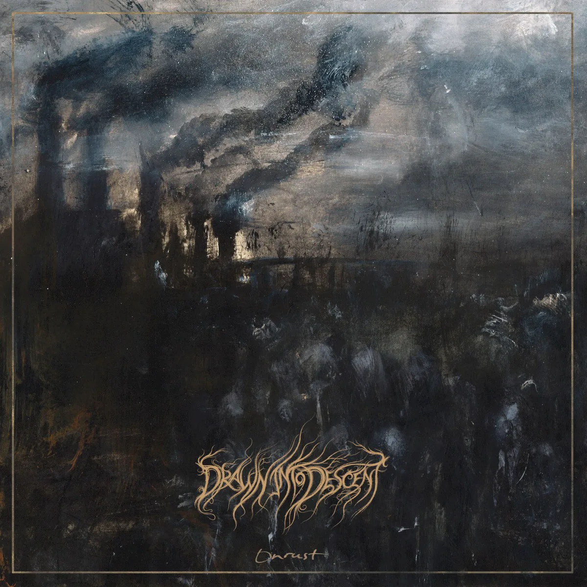 Cover of Drawn Into Descent – Onrust