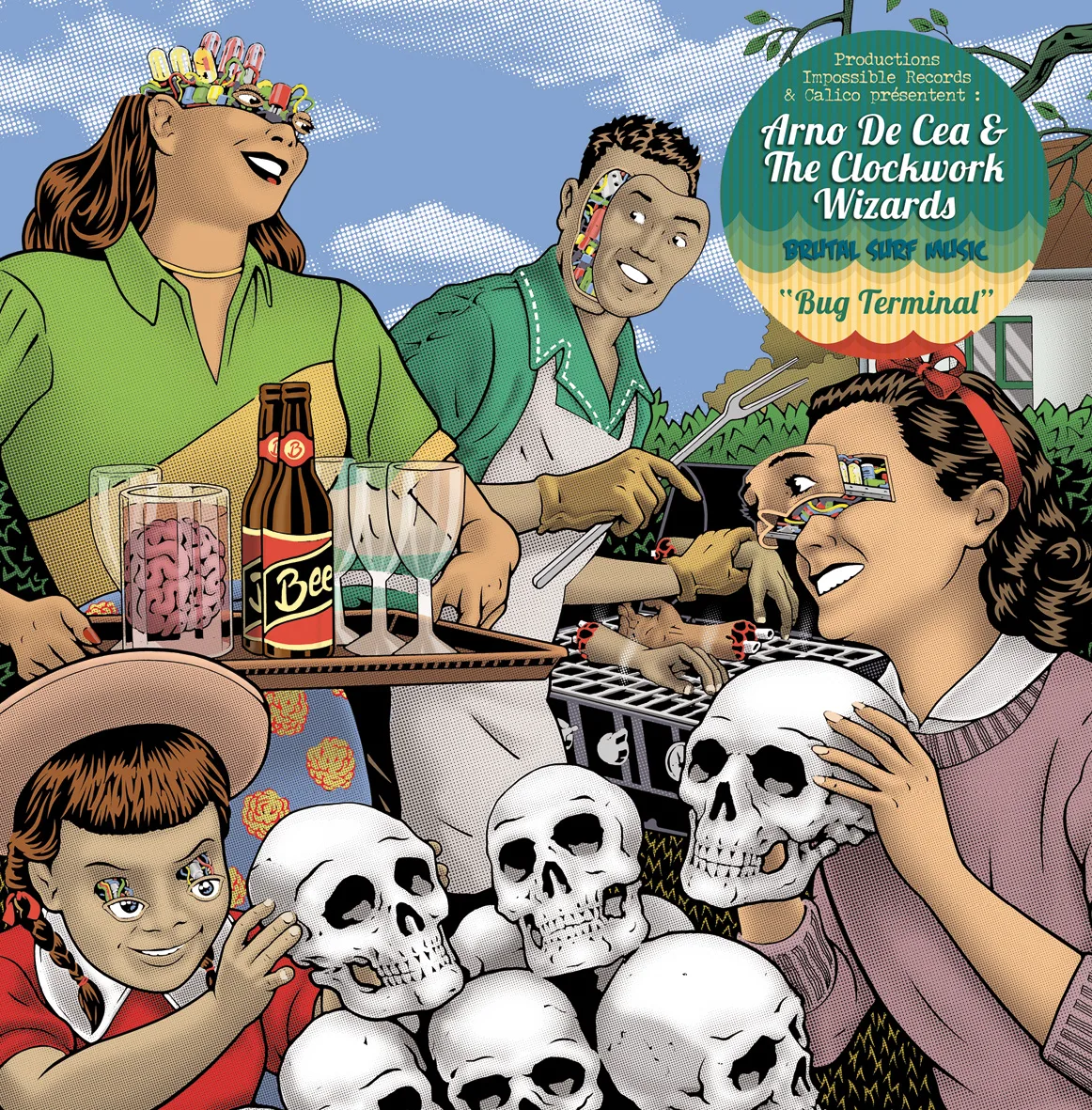 Cover of Arno de Cea & The Clockwork Wizards – Bug Terminal