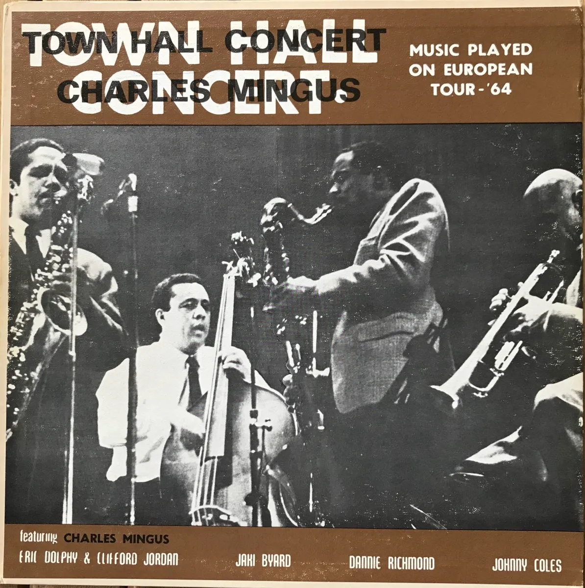 Obal alba Charles Mingus – Town Hall Concert