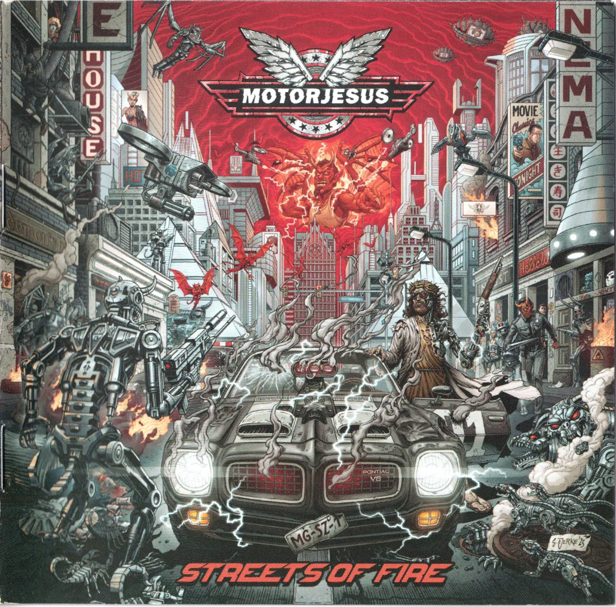 Cover of Motorjesus – Streets of Fire