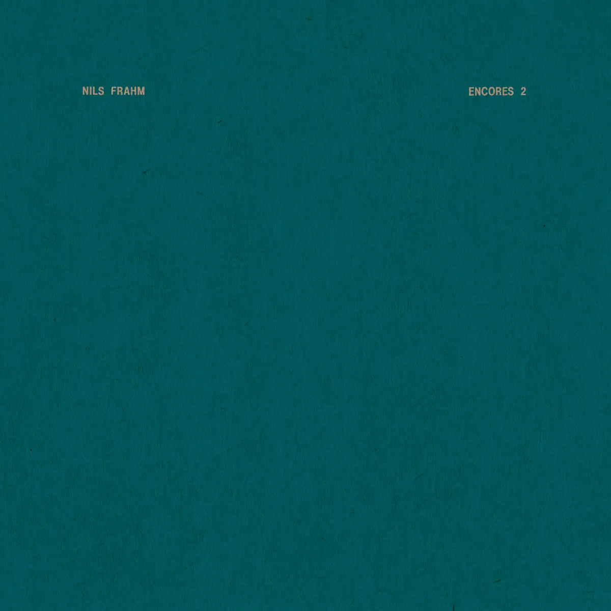 Cover of Nils Frahm – Encores 2